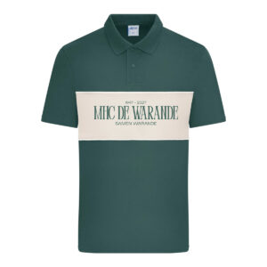 Polo Colour Block OCS Standard - Unisex - Rookgroen