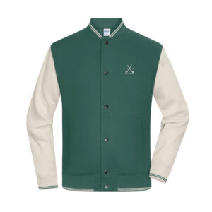 Collegejack OCS Blended & RCS - Unisex - Rookgroen