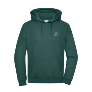 Oversized Sweat Hoody OCS Blended - Unisex - Rookgroen