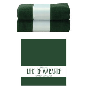 Badhandoek 70x140 + Sublimatie - Groen