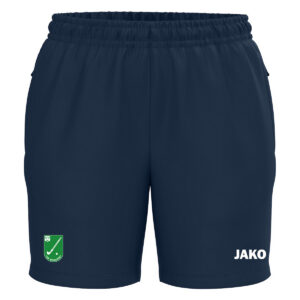 JAKO Woven Short + ritszakken - Dames - Marineblauw