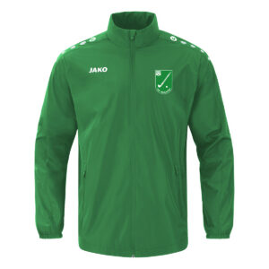 JAKO Regenjack + ritszakken - Unisex - Groen